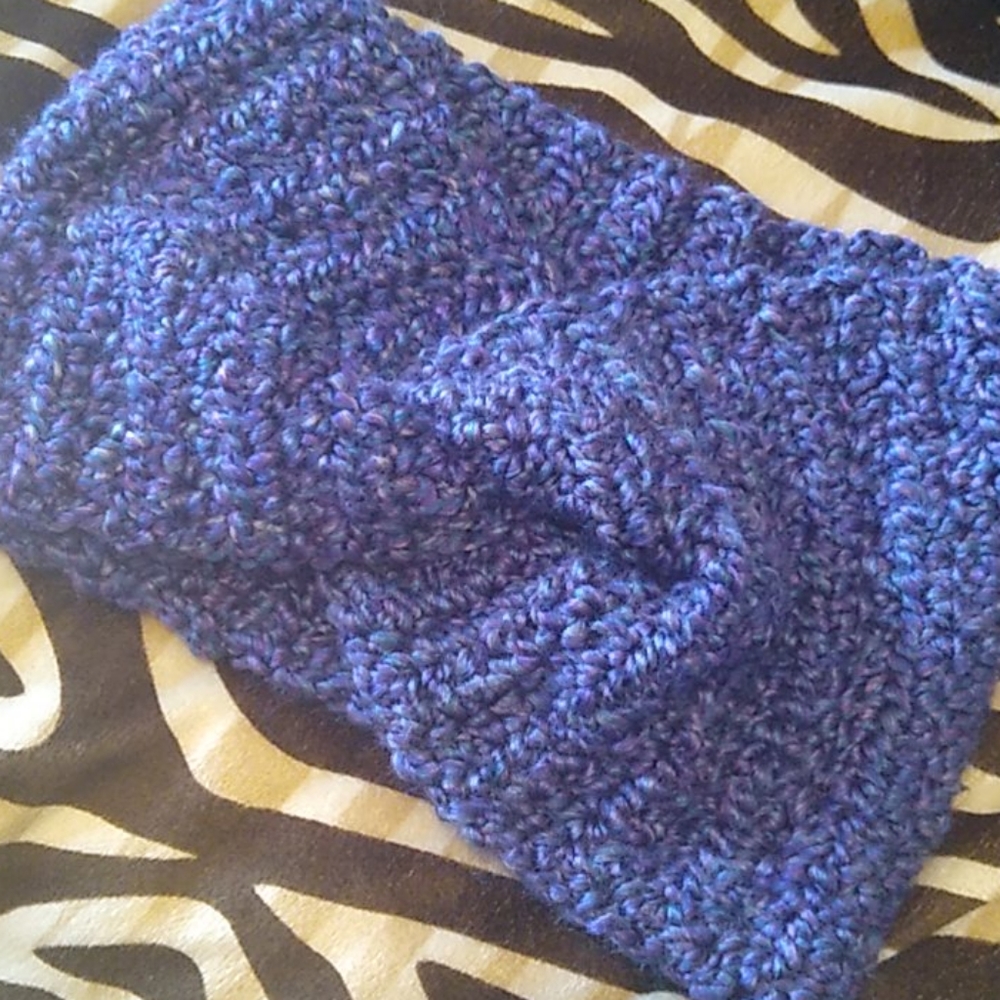 HANDMADE twist headband/ear warmer